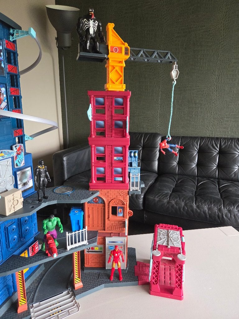 Marvel Spider-Man speelset met figuren, Ophalen, Gebruikt
