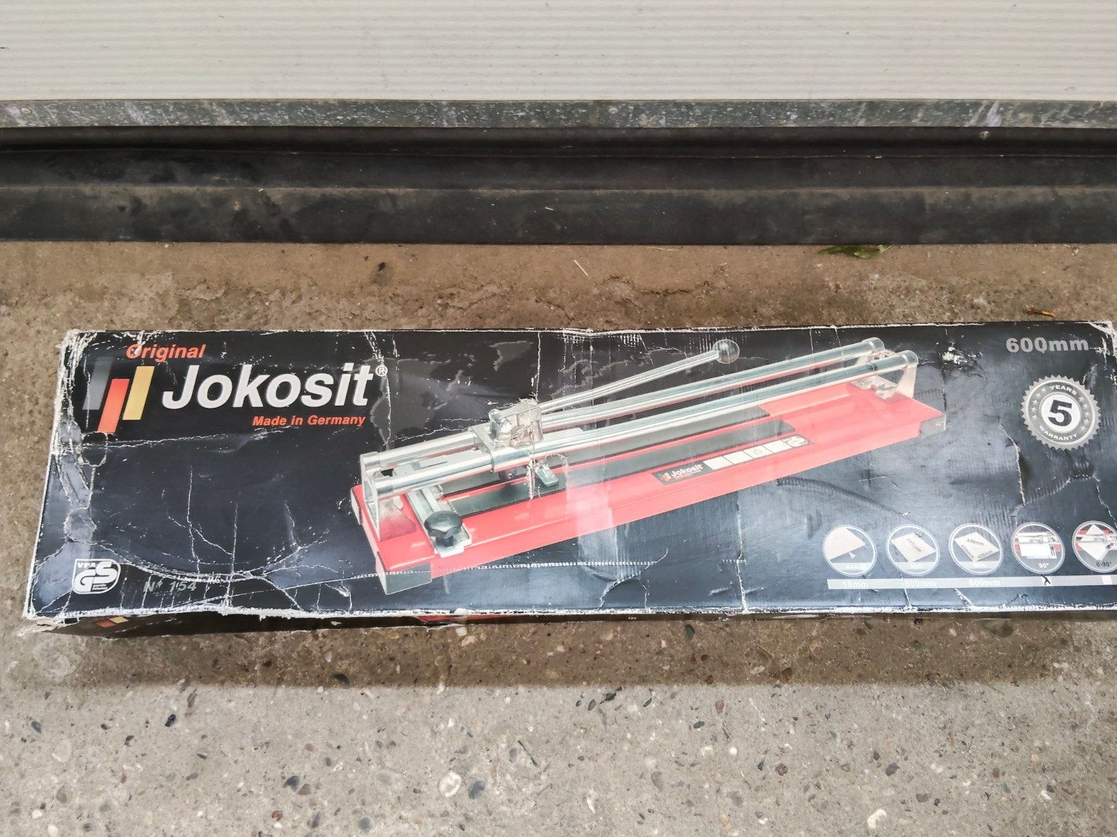 Jokosit tegelsnijder tot 600mm - Made in Germany, Gebruikt, ., Ophalen of Verzenden, Jokosit