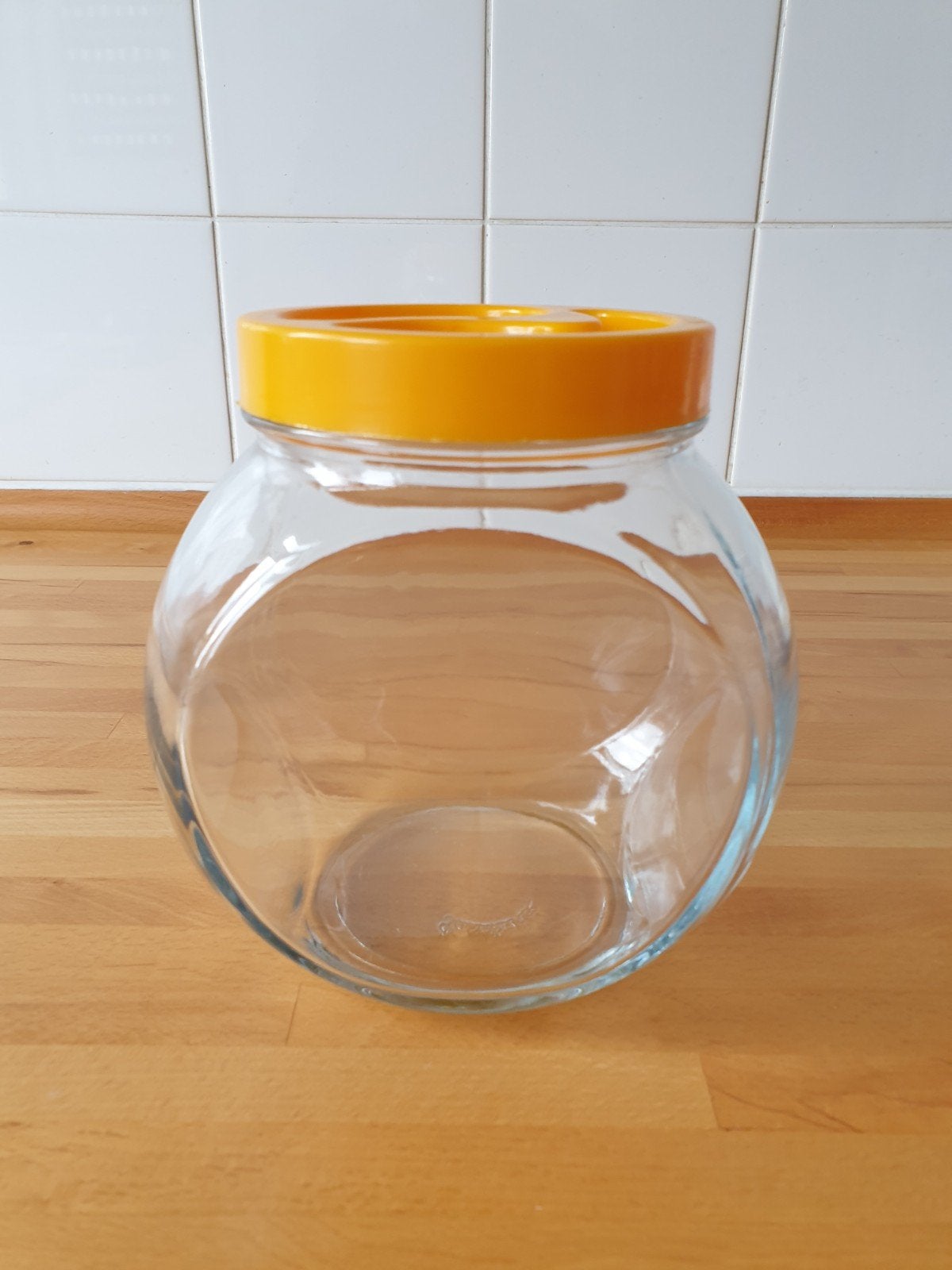 Pasabahce voorraad pot vintage, Ophalen, Gebruikt, Glas, Pot, Bus of Blik