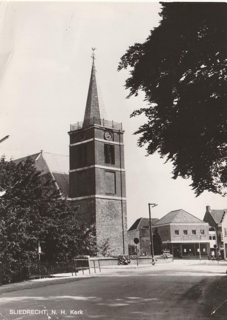 SLIEDRECHT Ned. Herv. Kerk gr.f., Verzenden, 1960 tot 1980, Gelopen, Zuid-Holland