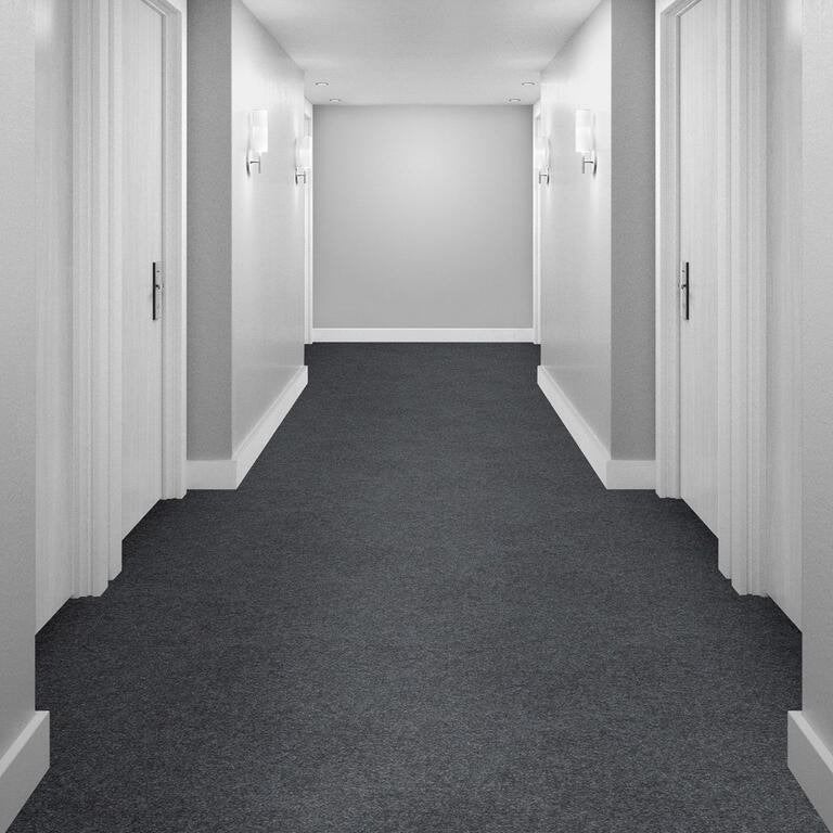 Superflor II Raven Interface grijze tapijttegels naaldvilt, 75 m² of meer, Nieuw, Ophalen of Verzenden, Tapijttegels