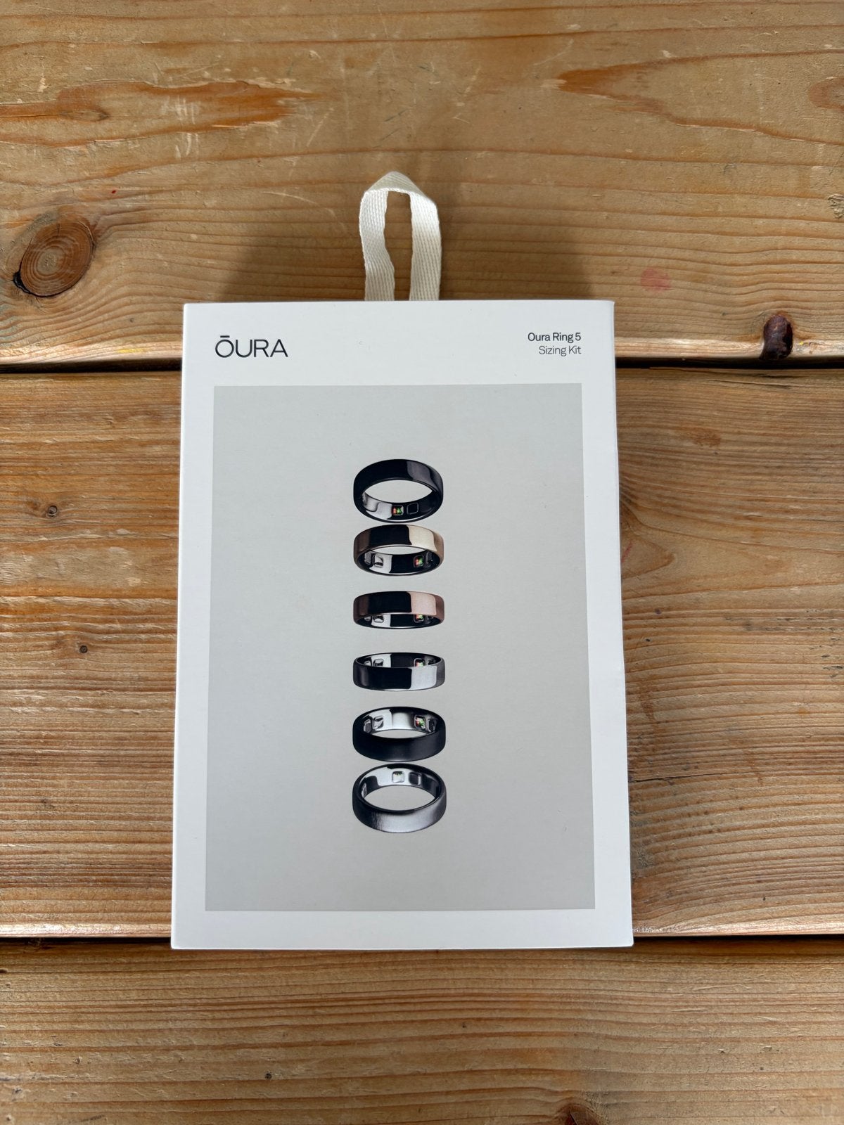 Oura Ring Sizing Kit - Bepaal je perfecte maat, Ophalen of Verzenden, Nieuw, Wit