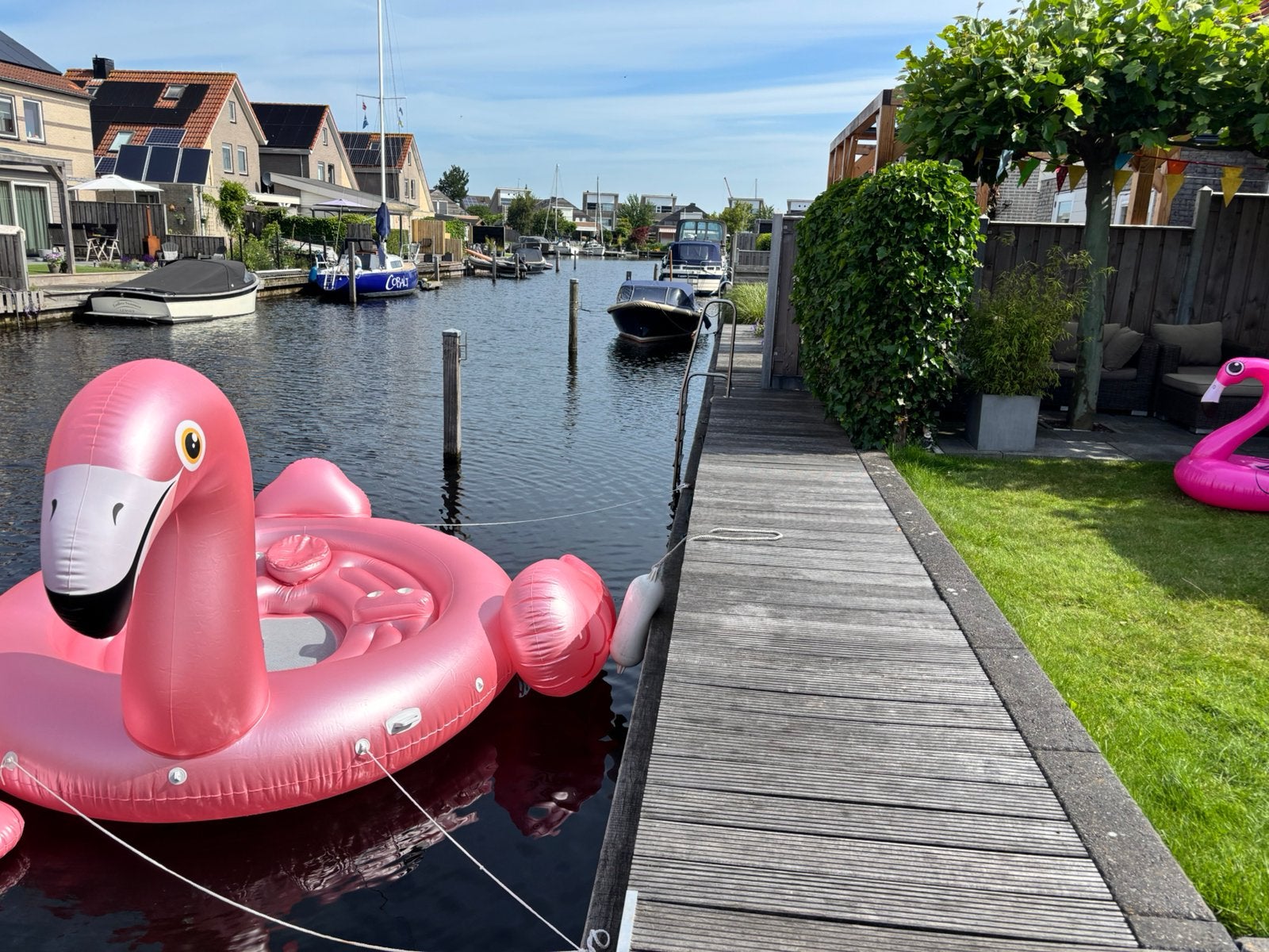 Watersport Lemmer Friesland ligplaats, Ophalen, Zo goed als nieuw, 6 meter of meer, 30 tot 60 m²