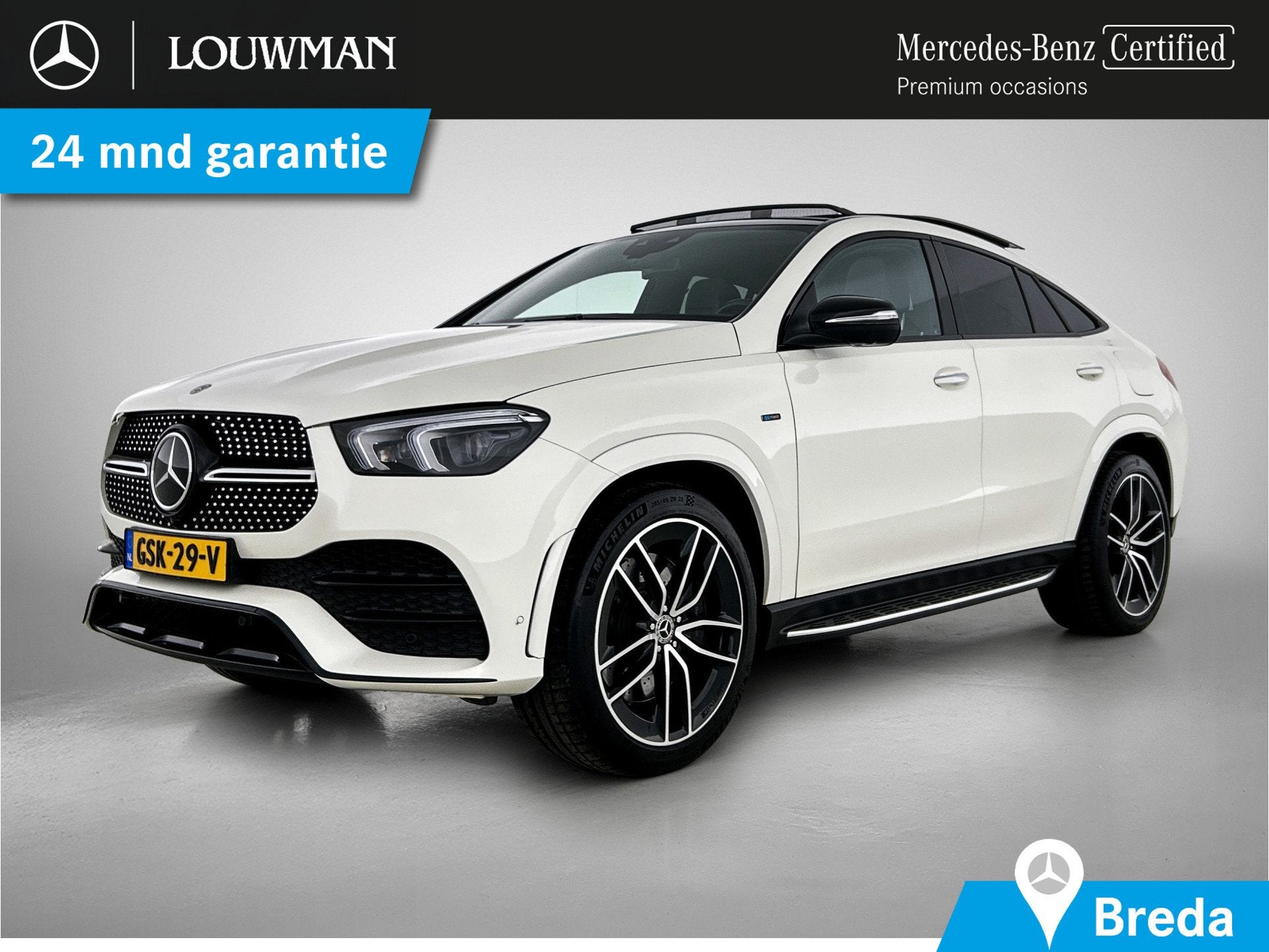 Mercedes-Benz GLE 350 e 4MATIC | Panoramadak | 360° camera, Auto's, 12 maanden, Gebruikt, 4 cilinders, 2525 kg