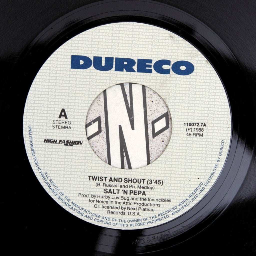TWIST AND SHOUT Salt N Pepa HIP HOP POP RAP HIT 1988, Verzenden, 7 inch, Zo goed als nieuw, Pop