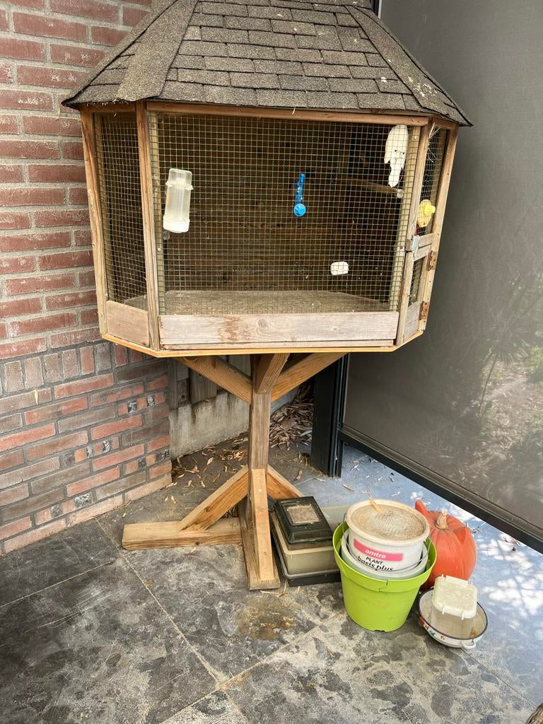 Vogelkool, Dieren en Toebehoren, Ophalen of Verzenden, Hout, Vogelkooi