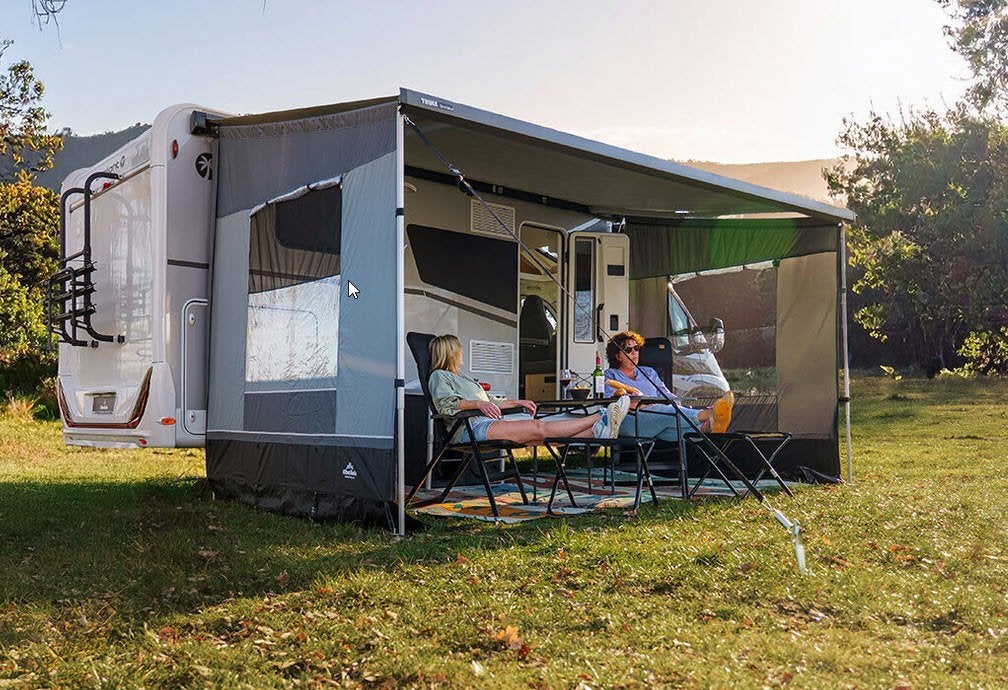 Obelink Emperor 250 zijwand links - Inclusief rafter 9.5, Ophalen of Verzenden, Zo goed als nieuw