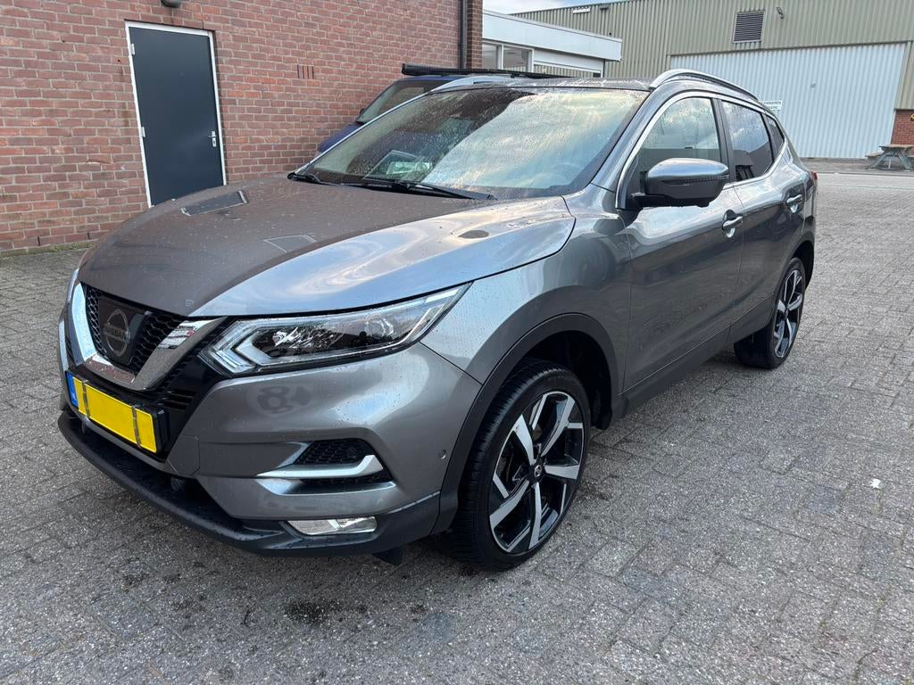 Nissan Qashqai 1.2 Tekna/Bose/Pano/Leder/Camera, Auto diversen, Schadeauto's, Ophalen, Wit, Benzine, Overige carrosserieën