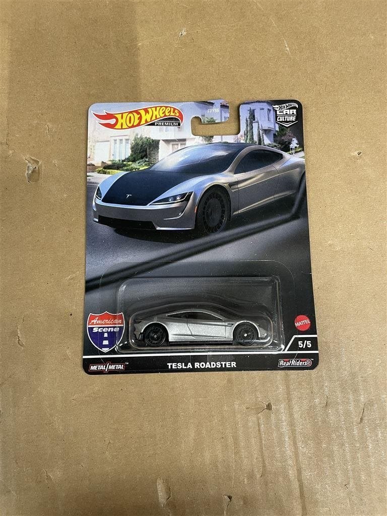 Hot wheels tesla roadster - metal auto, Hobby en Vrije tijd, Modelauto's | Overige schalen, Ophalen of Verzenden, Zo goed als nieuw