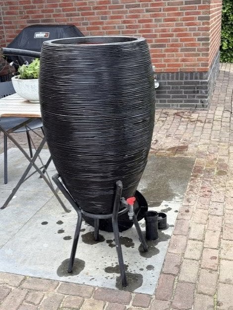 Capi Regenton, Tuin en Terras, Regentonnen, Gebruikt, Kunststof, 75 tot 150 liter, Met kraantje, Ophalen