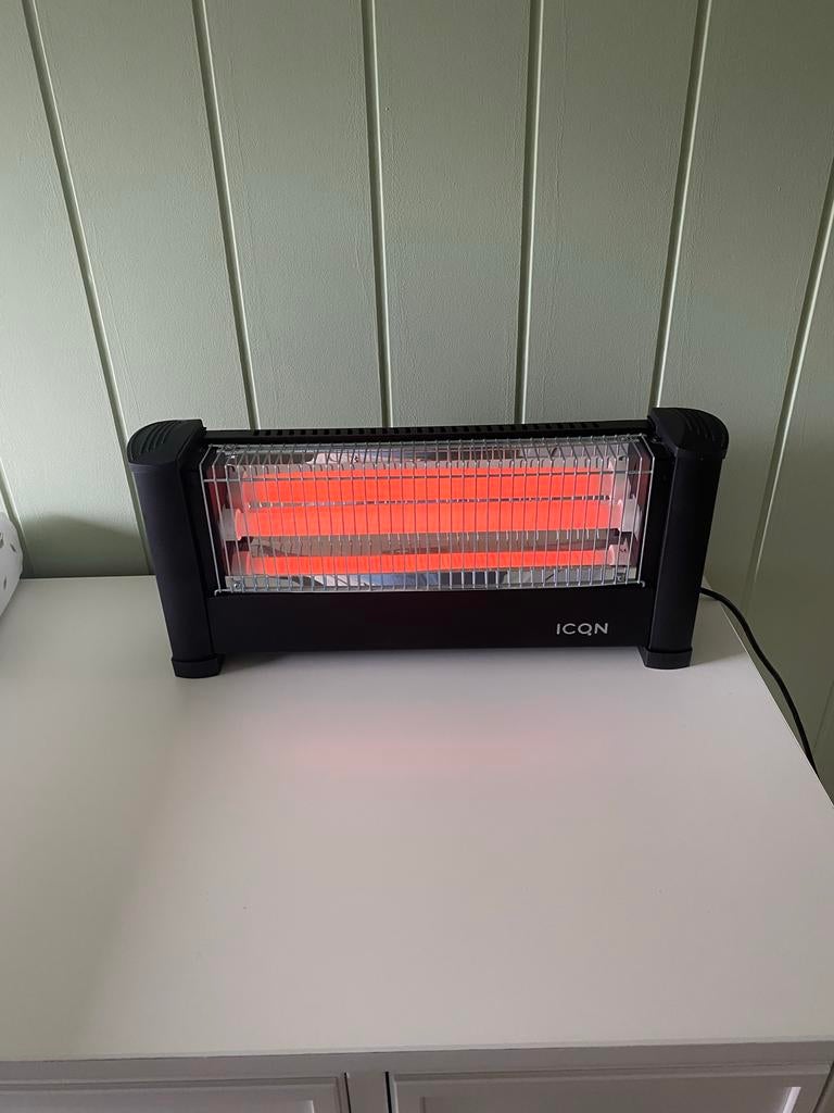 ICQN Infrarood Kachel - 900W, Huis en Inrichting, Kachels, Overige soorten, Elektrisch, Ophalen of Verzenden, Zo goed als nieuw