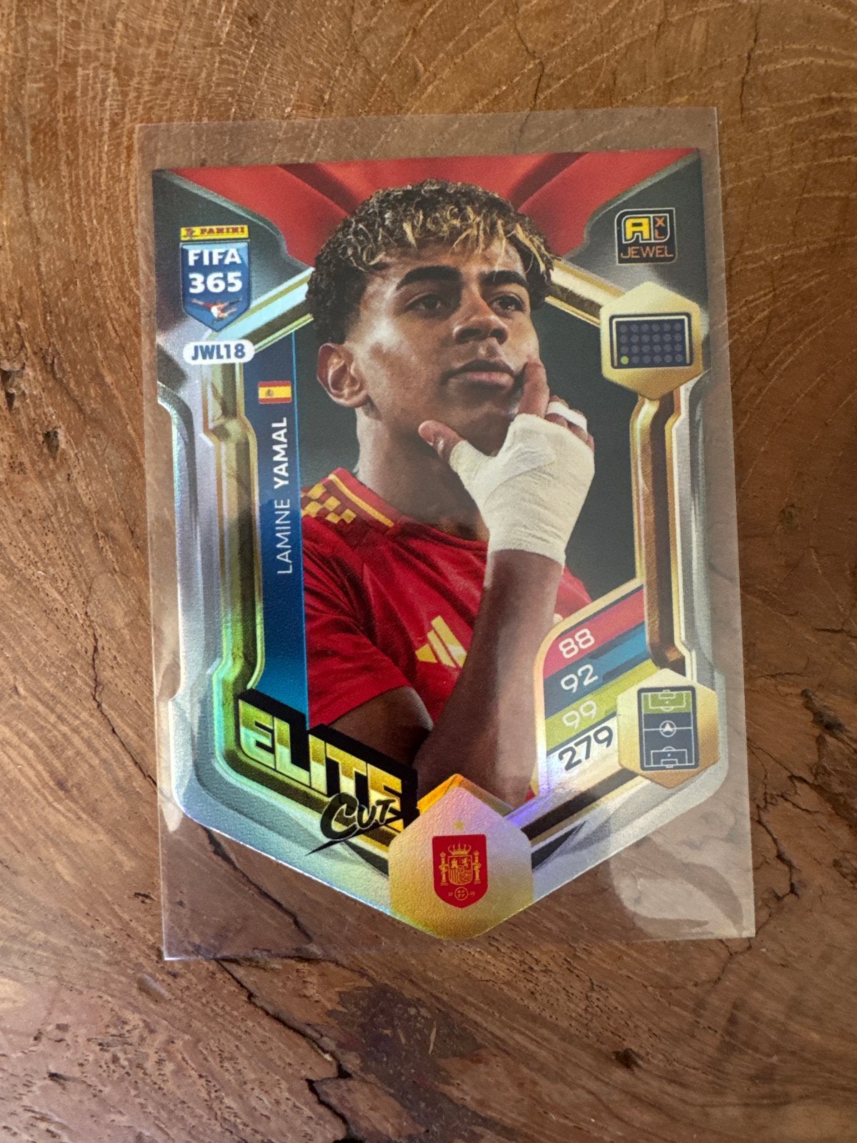 Panini FIFA 365 Adrenalyn XL Lamine Yamal Elite kaart, Ophalen of Verzenden, Nieuw, Buitenlandse clubs, Spelerskaart