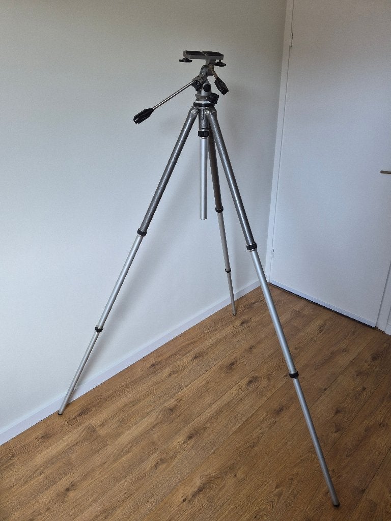 Gitzo Gilux Studex Statief met Balhoofd, Ophalen, Gebruikt, Driepoot, 175 cm of meer