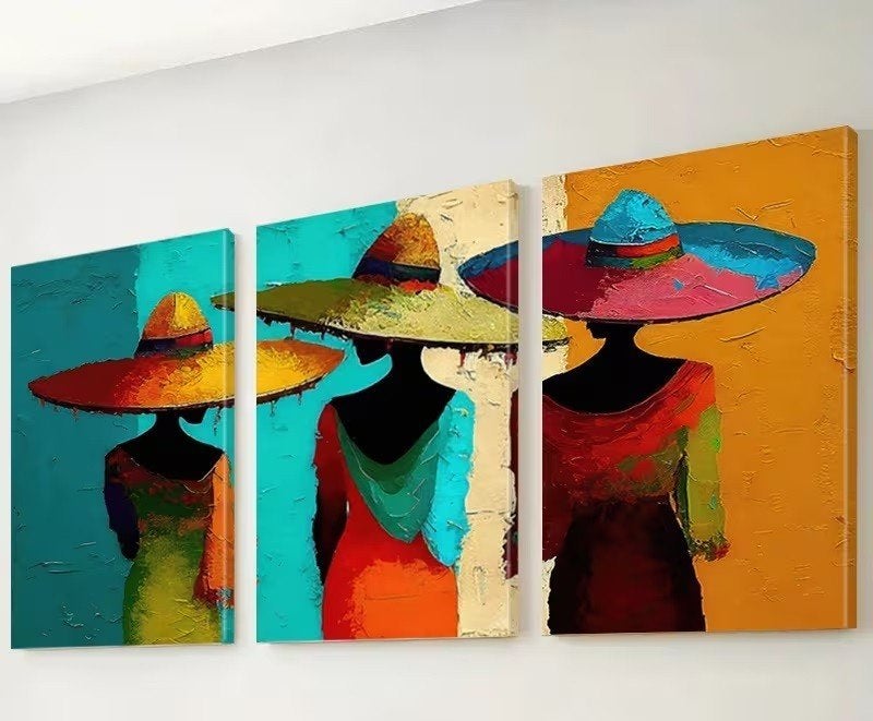 Wandkunst - Drieluik - Canvas Schilderijen, Verzenden