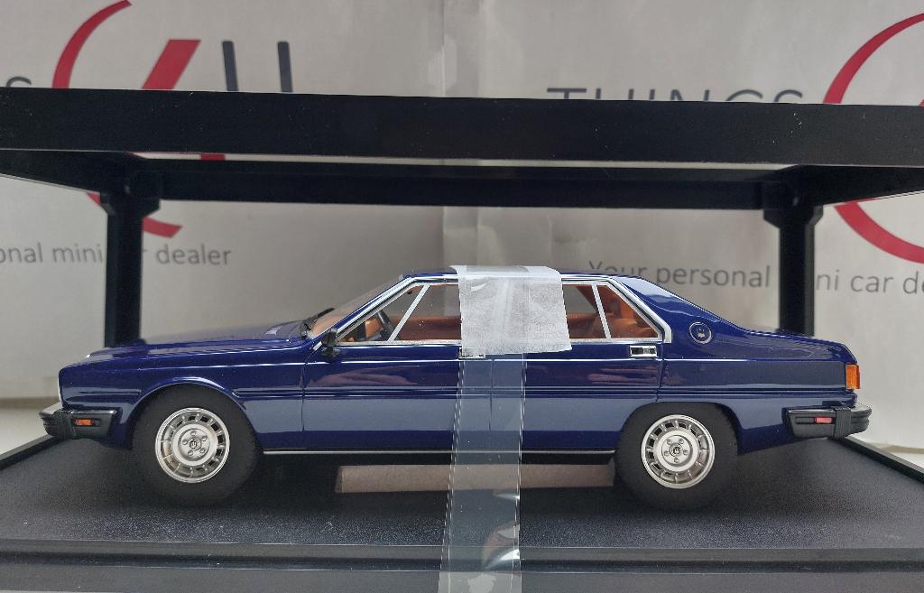 Cult Scale 1:18 Maserati Quattroporte 3 1979-1985 blauw, Ophalen of Verzenden, Nieuw, Auto, Overige merken