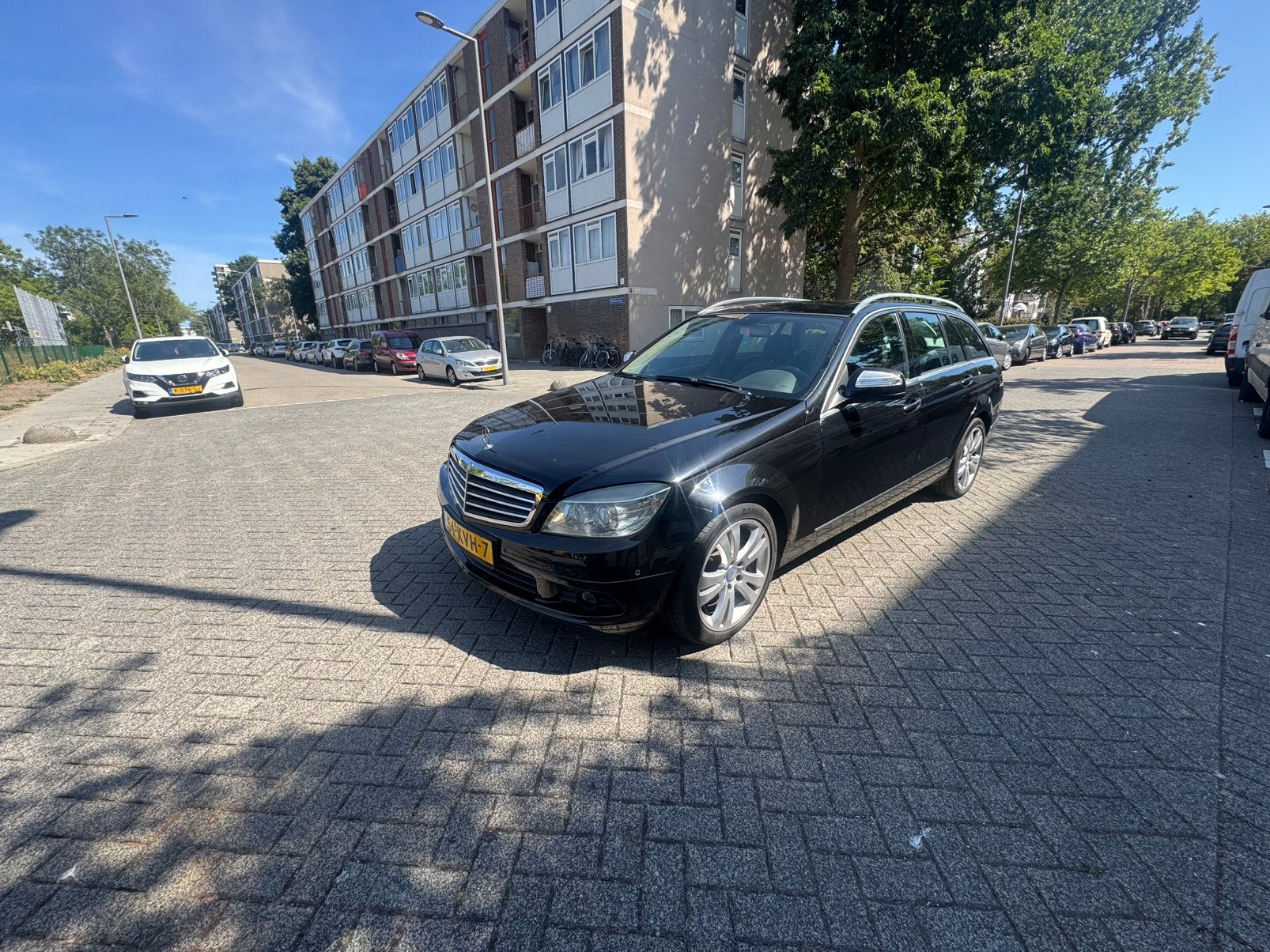 Mercedes-Benz C-Klasse 1.8 C180 Kompr. Estate AUT 2008 Zwart, Automaat, Achterwielaandrijving, 1800 kg, 1796 cc