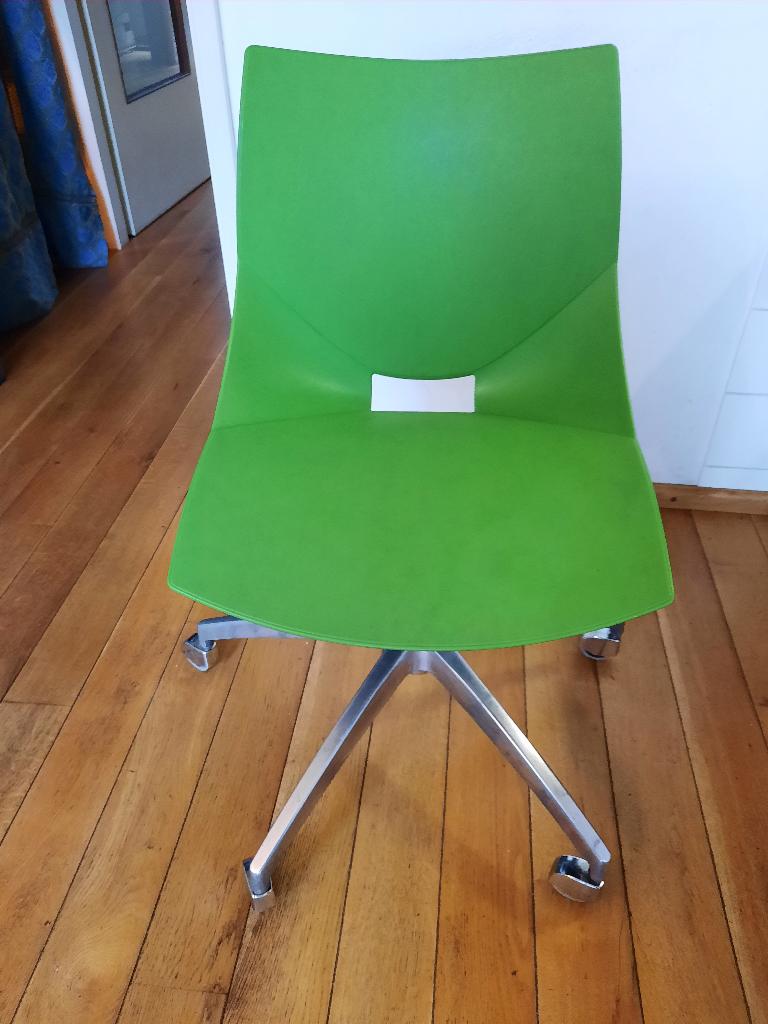 Vintage groene bureaustoel van Shell, Ophalen, Gebruikt, Groen, Bureaustoel