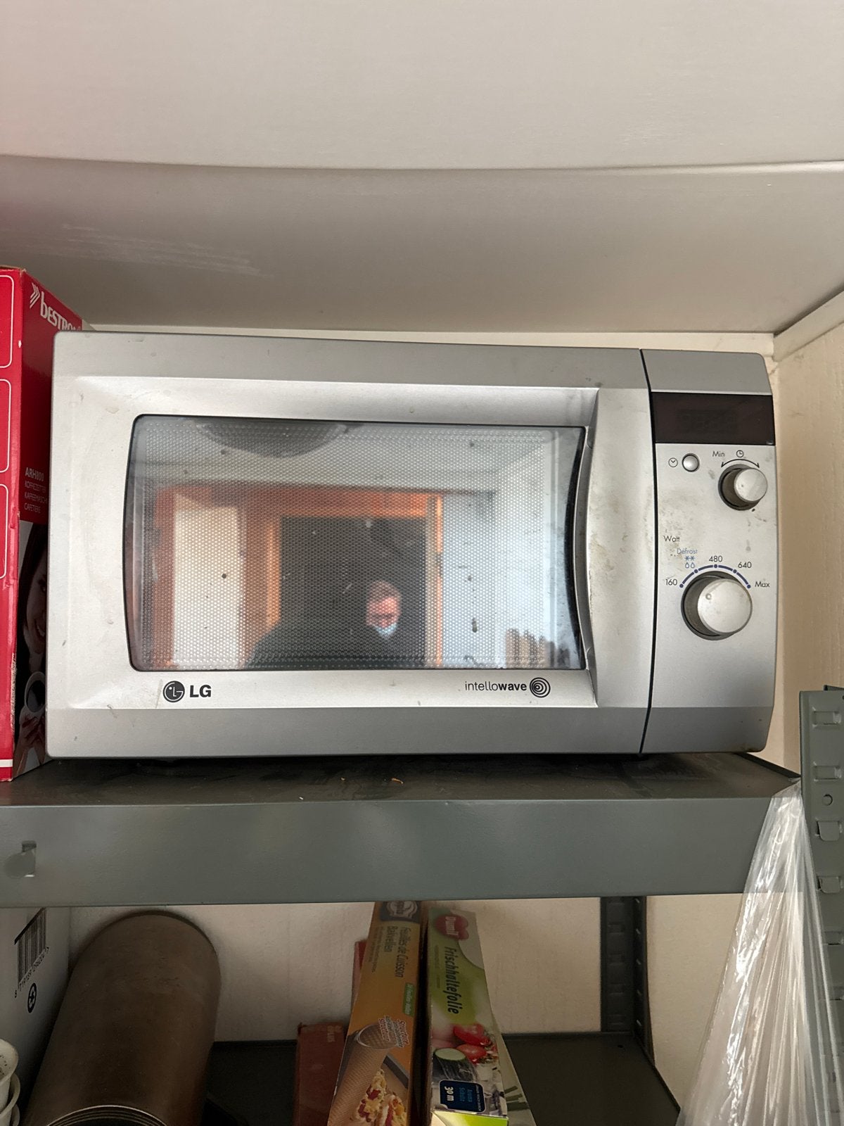 LG Magnetron - Gebruikt maar functioneel, Witgoed en Apparatuur, Magnetrons, Ophalen, Gebruikt, Magnetron, Draaiplateau