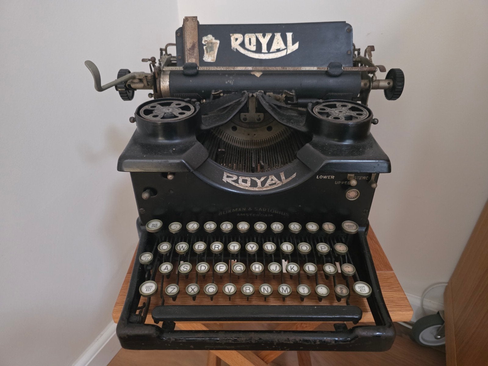 Antieke Royal Typemachine, Ophalen of Verzenden, Gebruikt