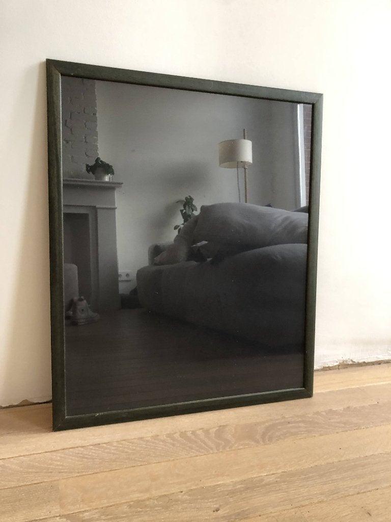 Wissellijst 50x60 hout groen, Ophalen, Gebruikt, Groen, 60 cm