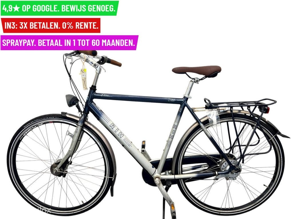 Herenfiets Rih Elite 28"/56cm/8ver - Garantie/Levering, Overige merken, 9713 Bv Groningen, Gebruikt, RIH