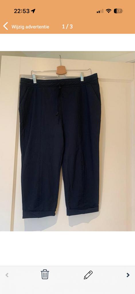 Triple nine xxl bermuda donker blauw maat 46, Kort, Maat 46/48 (XL) of groter, Zo goed als nieuw, Verzenden