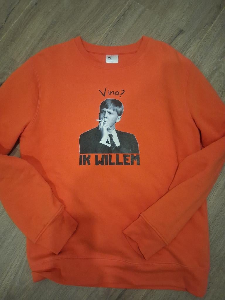 Trui voor bv koningsdag, Oranje, Ophalen of Verzenden, Zo goed als nieuw, Maat 36 (S)