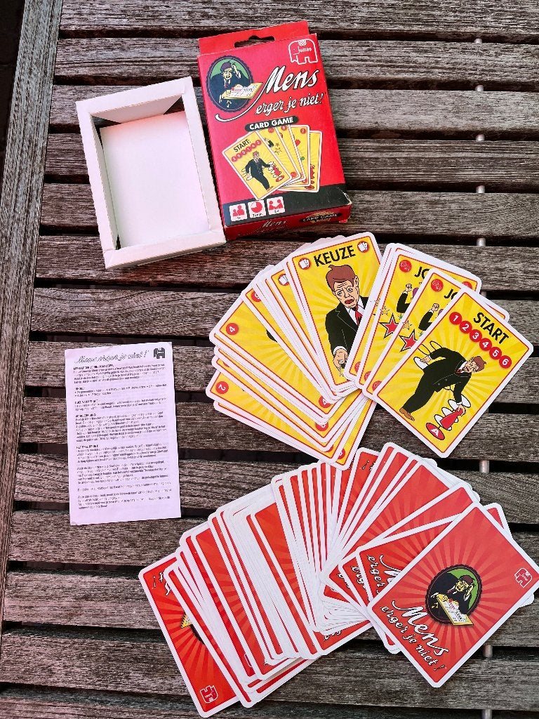 Mens erger je niet, cards game, Hobby en Vrije tijd, Een of twee spelers, Ophalen, Gebruikt, Jumbo
