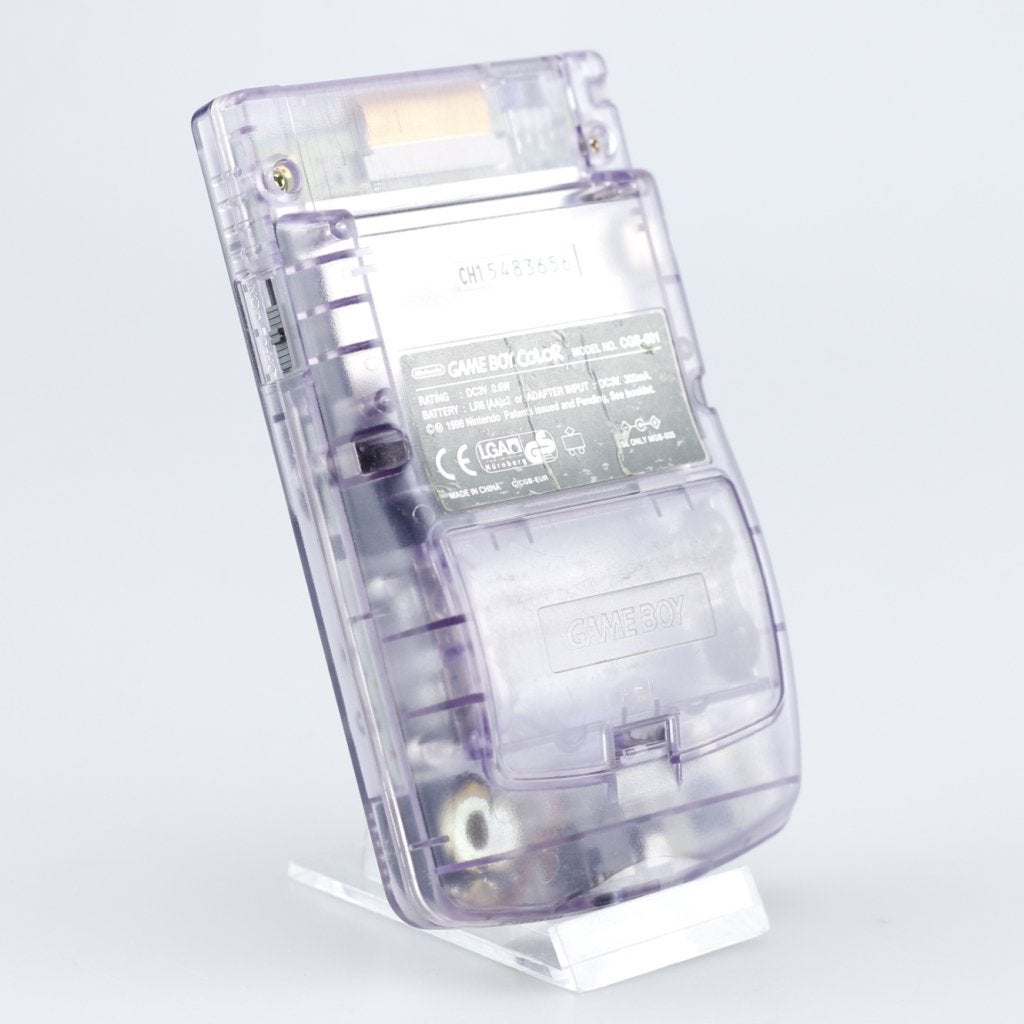 GameBoy Color Transparant, Spelcomputers en Games, Spelcomputers | Nintendo Game Boy, Nintendo, Zo goed als nieuw, Support@nintendo.com
