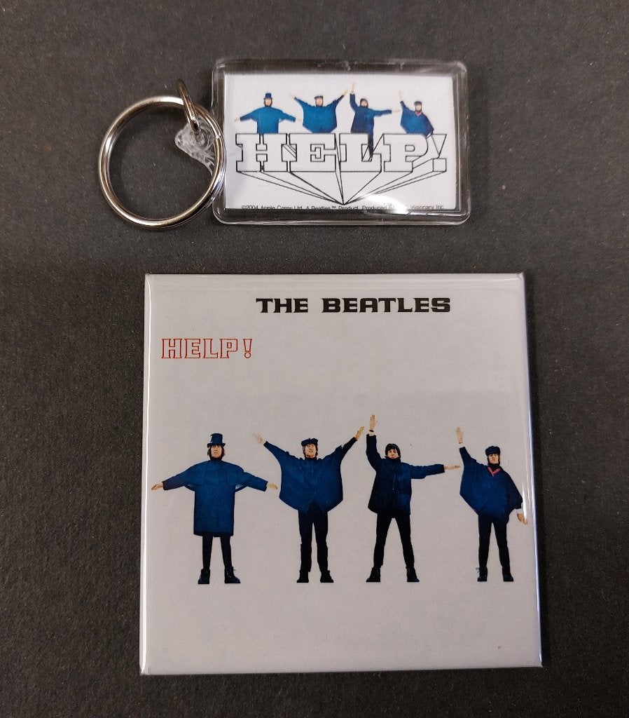 The Beatles PROMO Magneet + sleutelhanger HELP McCartney, Gebruiksvoorwerp, Verzenden, NvT, NvT