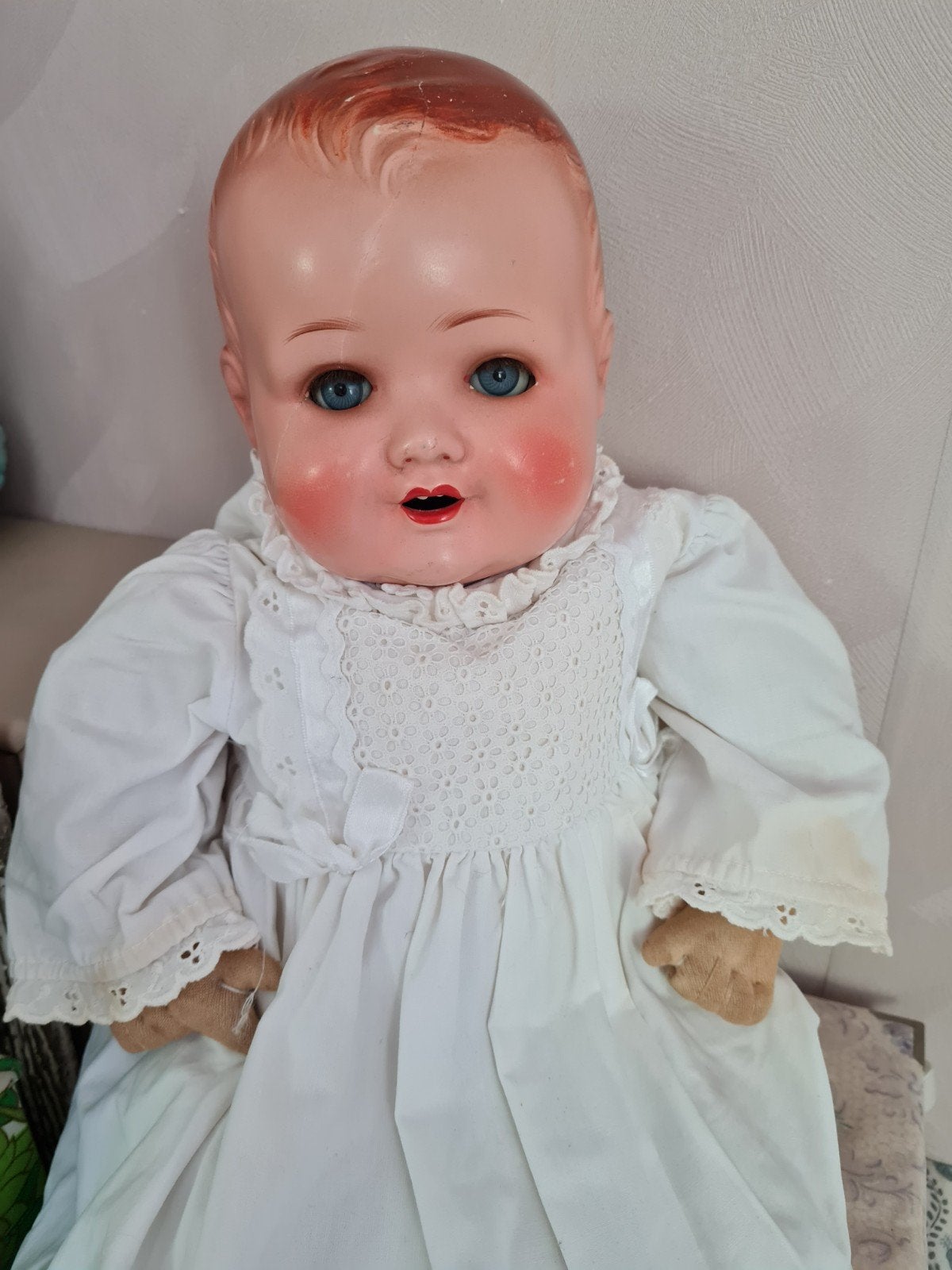Antieke Armand Marseille babypop, Verzamelen, Poppen, Ophalen of Verzenden, Gebruikt, Pop