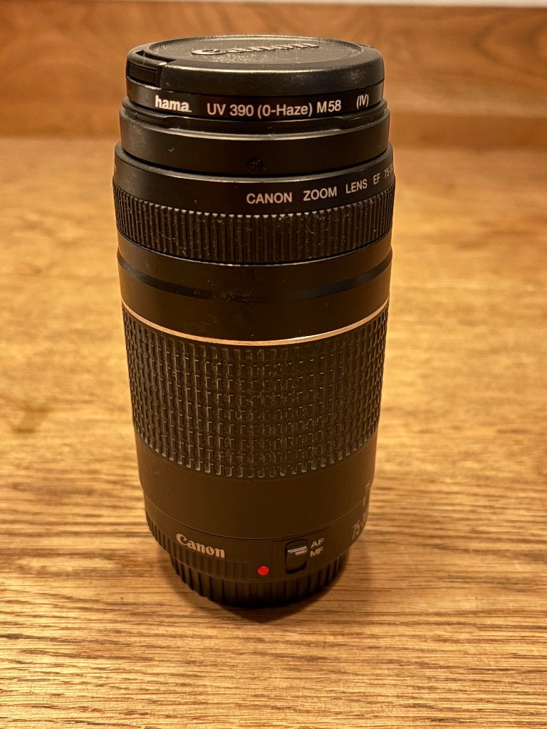 Canon EF 75-300mm lens, Canon, Zo goed als nieuw, Canon EF, Telelens