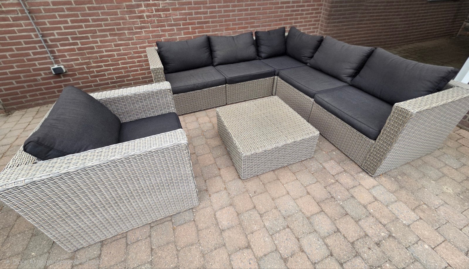 Mooie loungeset, P&R design, Ophalen, Gebruikt, Loungeset, Wicker