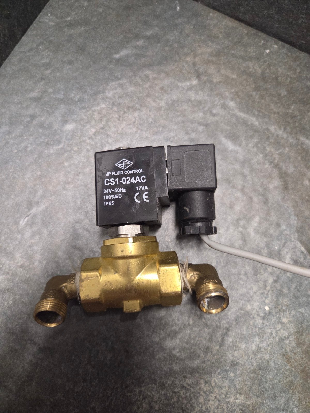 Magneetklep JP Fluid Control CS1-024AC Solenoïdeklep, Ophalen of Verzenden, Gebruikt, Overige typen
