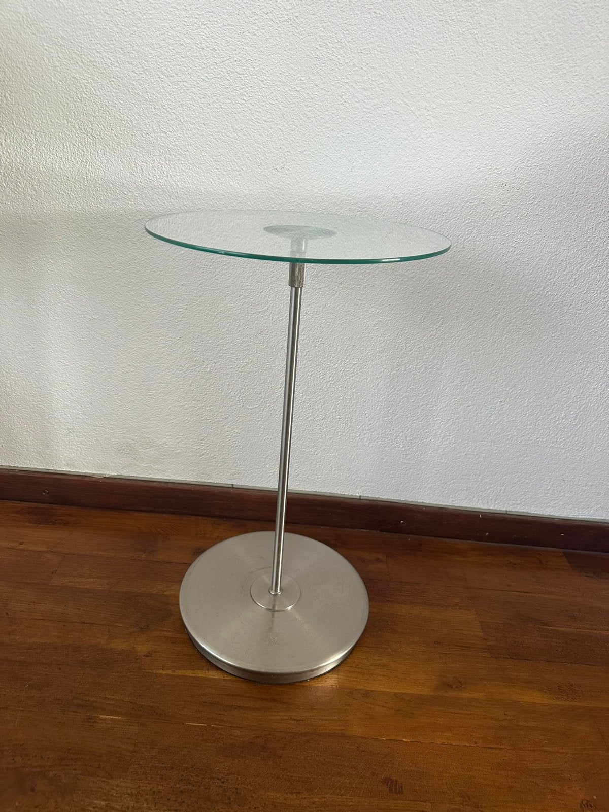 Umbra tafeltje in hoogte verstelbaar 36 cm rond, Huis en Inrichting, Minder dan 55 cm, Rond, Modern, Ophalen