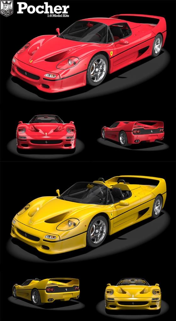 Ferrari F50 1:18 HK62/HK63 Pocher PRE-ORDER, Ophalen of Verzenden, Nieuw, 1:5 t/m 1:8, Auto