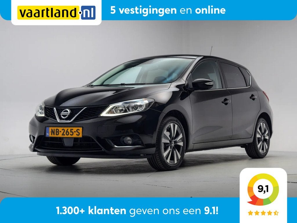 Nissan Pulsar 1.2 DIG-T Tekna [ Navi Leder 360­°camera Sto, Auto's, Nissan, Bedrijf, Te koop, Pulsar, ABS, Achteruitrijcamera
