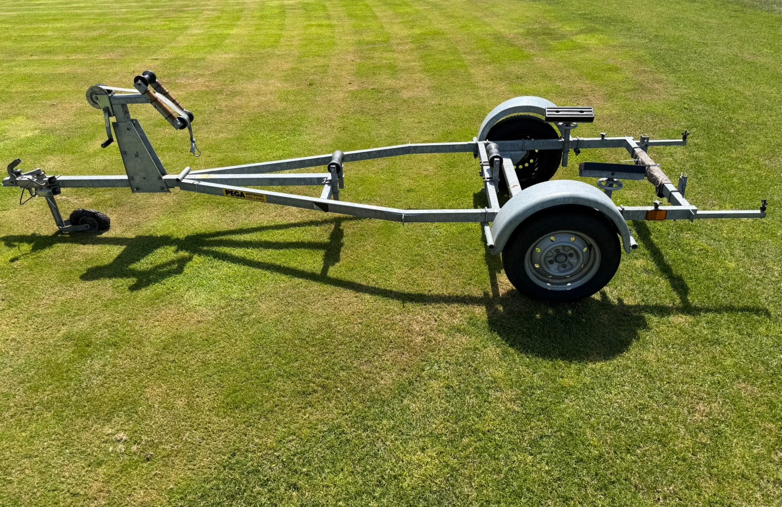 PEGA BOOTTRAILER 3,25 - 4,20 m RIB BOOT, Watersport en Boten, Ophalen, Gebruikt
