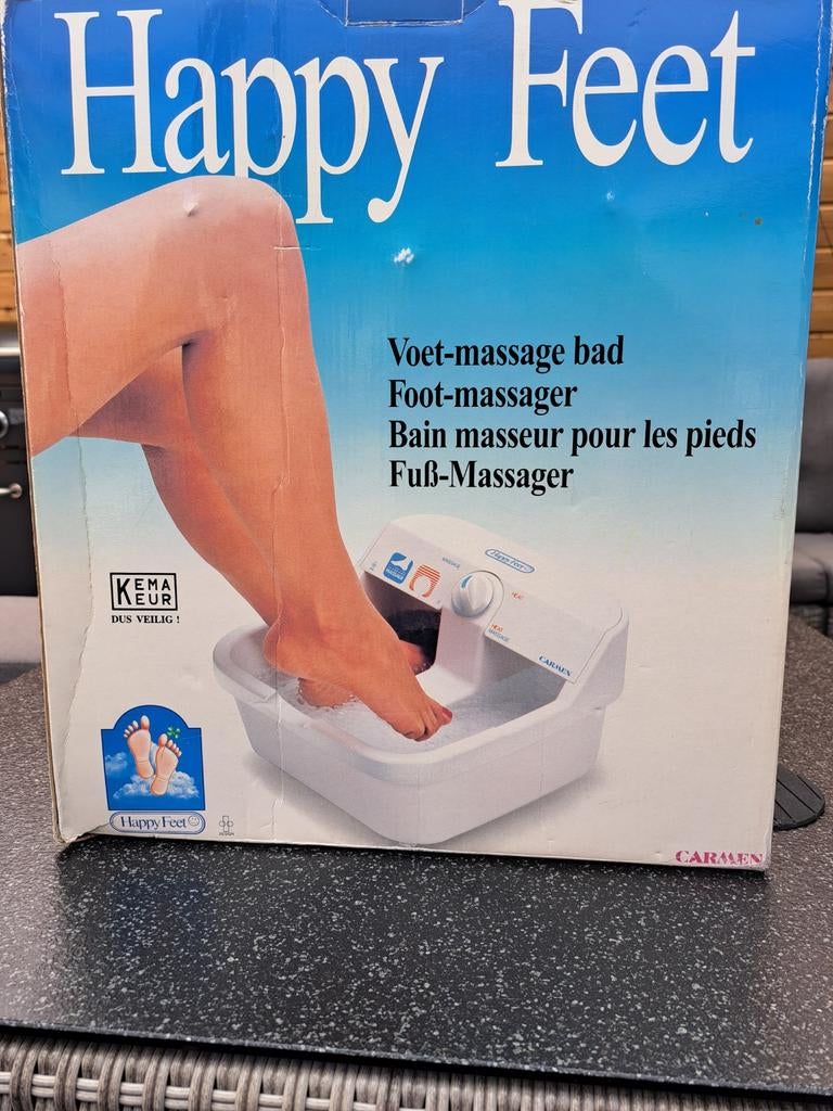 Happy Feet Voetmassagebad - Ontspanning voor uw voeten, Ophalen of Verzenden, Gebruikt, Hand- en Voetverzorging
