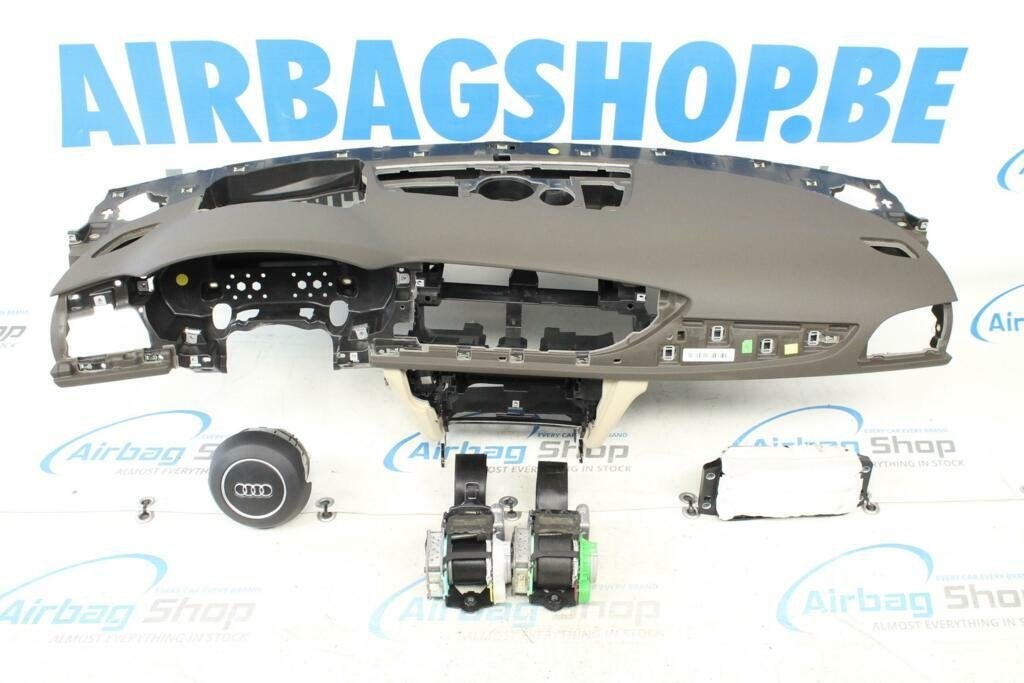 Airbag set – Dashboard bruin beige HUD Audi A6 4G, Gebruikt, Ophalen of Verzenden