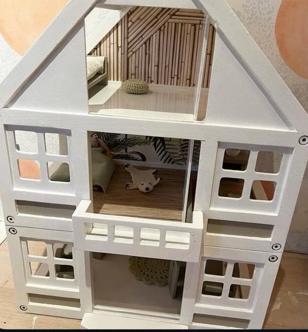 Nieuw poppenhuis ingericht, Ophalen of Verzenden, Nieuw, Poppenhuis