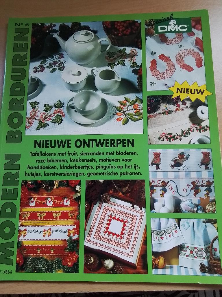 Blad modern borduren, nieuwe ontwerpen, Ophalen of Verzenden, Zo goed als nieuw, Handborduren, Patroon