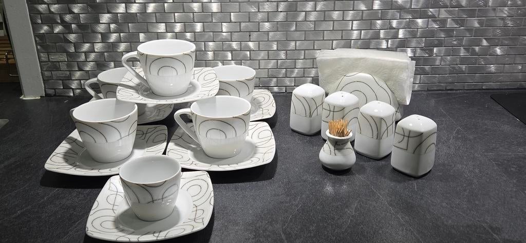Koffie- en espressokopjes met schotels en meer, Ophalen of Verzenden