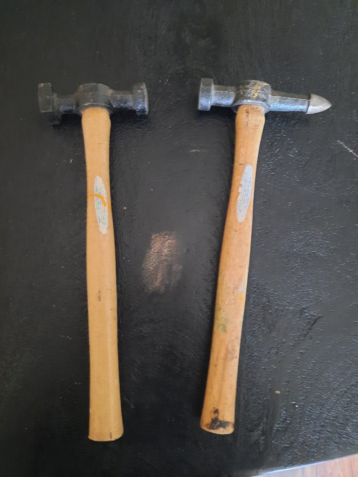 2 gietijzeren uitdeuk hamers, Ophalen of Verzenden