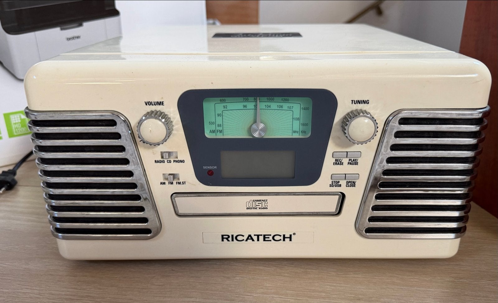 Ricatech RMC100 5-in-1 Muziekcenter - Zo goed als nieuw, Zo goed als nieuw, Microset, Cd-speler, Ophalen
