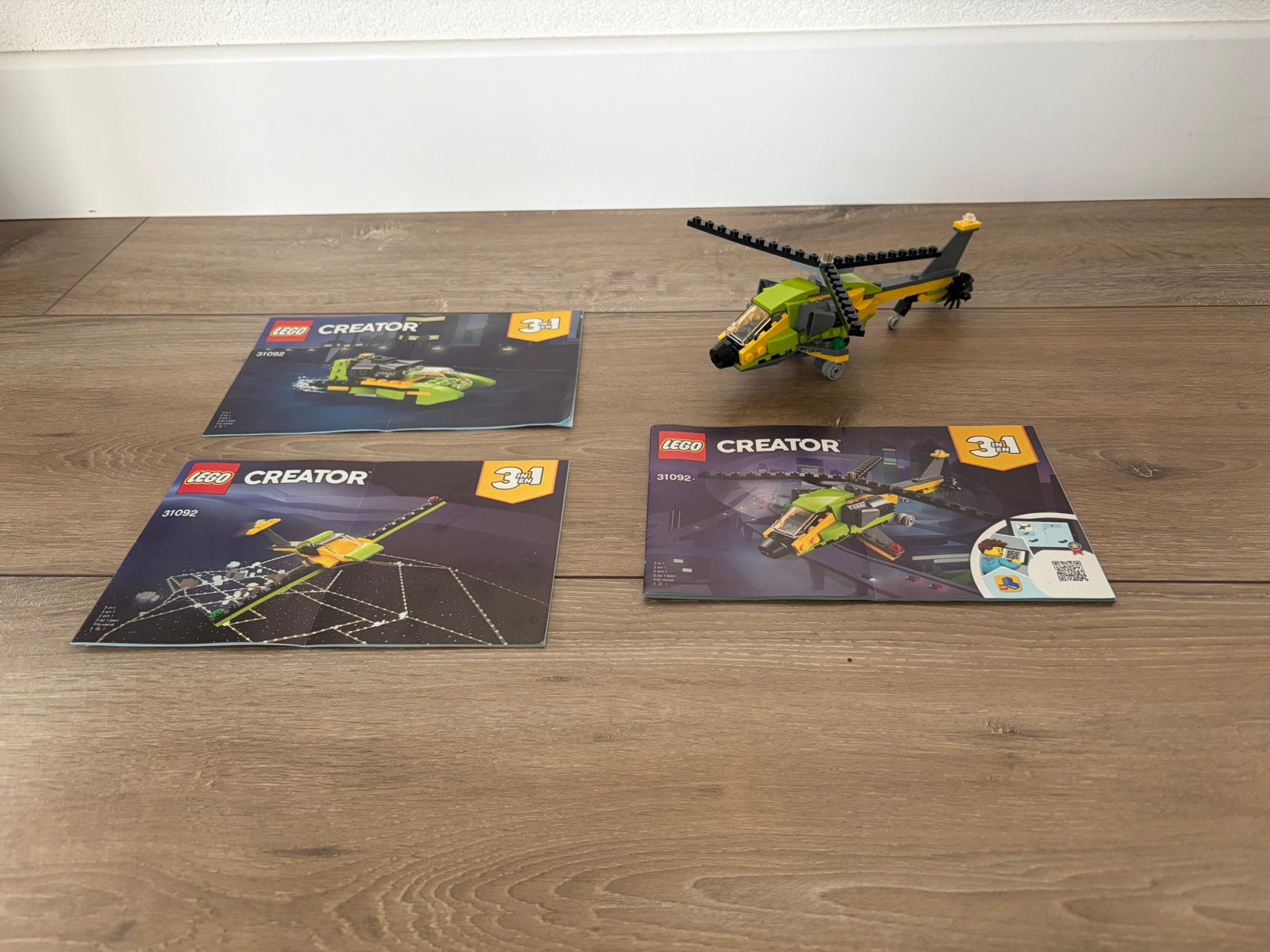 Leuke, complete set Lego Creator 3 in 1 helikopter avontuur, Ophalen of Verzenden, Nieuw, Complete set
