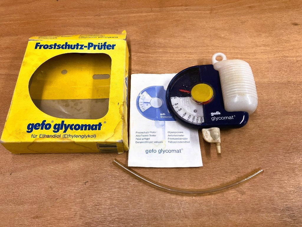 GEFO Glycomat Antivries meter / tester, Ophalen of Verzenden, Gebruikt