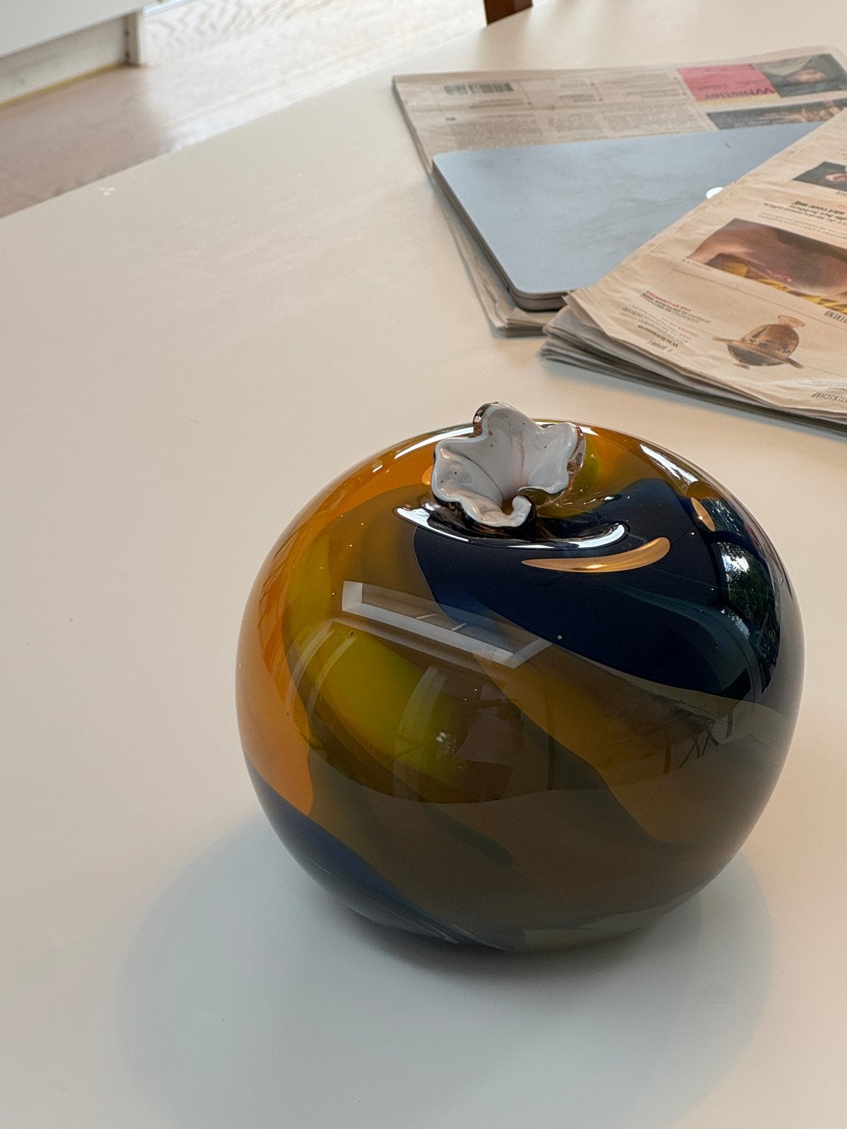 Glazen appel Johan de Vries - Old Ambt Glasblazerij, Ophalen