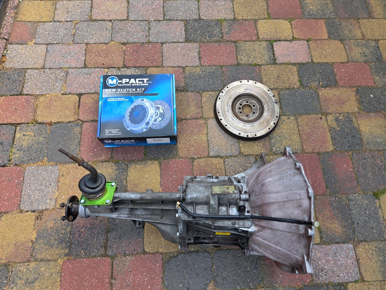BorgWarner T5 5 speed Chevy Small Block Versnellingsbak, Ophalen, Gebruikt, Amerikaanse onderdelen