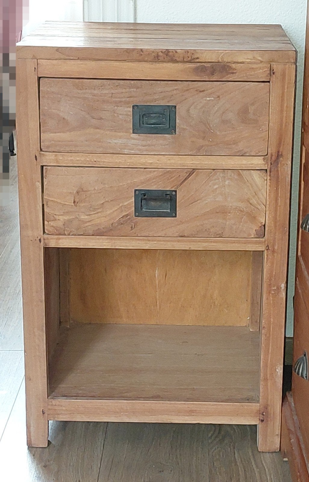 TEAK LADEKASTJE, Ophalen, Minder dan 50 cm, Teakhout, 3 of 4 laden